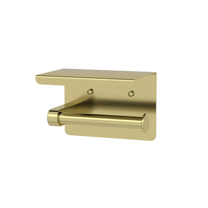 LINKWARE ELLE ELITE TOILET ROLL HOLDER WITH SHELF