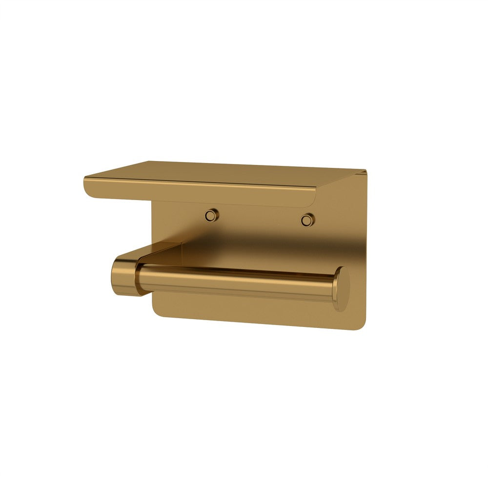 LINKWARE ELLE ELITE TOILET ROLL HOLDER WITH SHELF