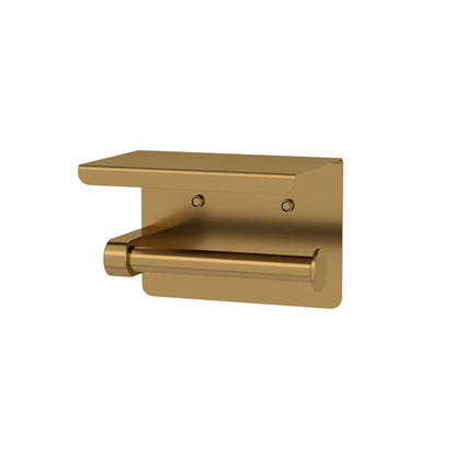 LINKWARE ELLE ELITE TOILET ROLL HOLDER WITH SHELF