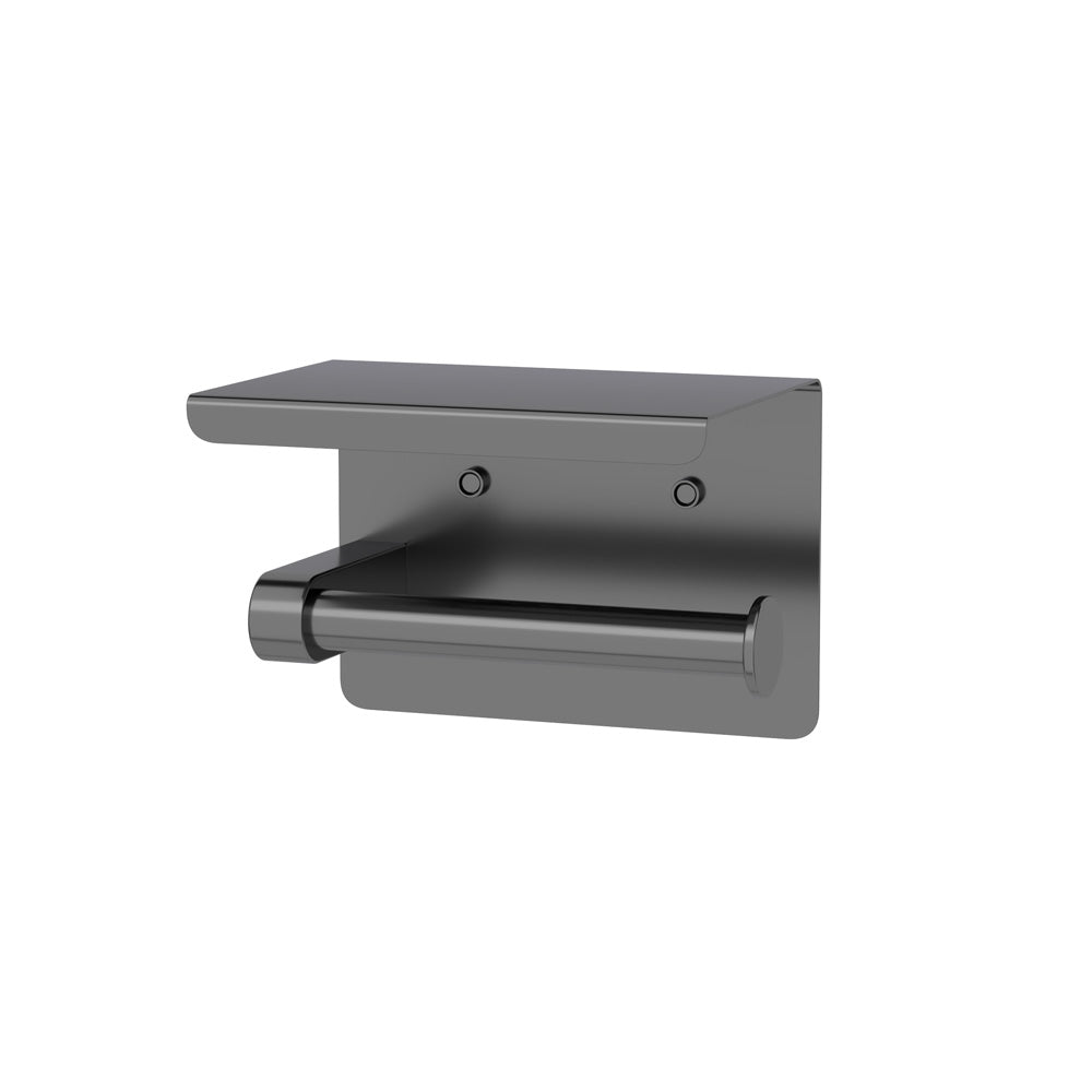 LINKWARE ELLE ELITE TOILET ROLL HOLDER WITH SHELF