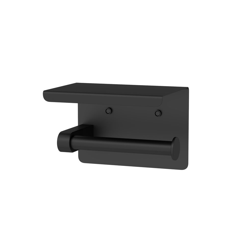 LINKWARE ELLE ELITE TOILET ROLL HOLDER WITH SHELF