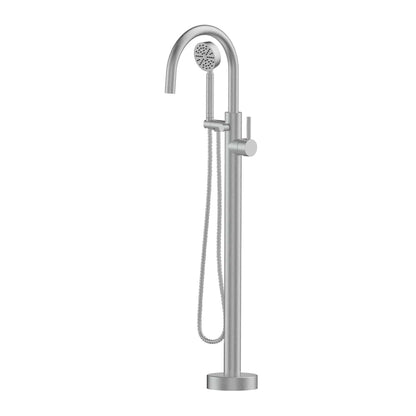 GISELE FREESTANDING BATH FILLER BRUSHED STAINLESS