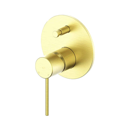 GISELE SHOWER/BATH DIVERTER MIXER BRUSHED BRASS