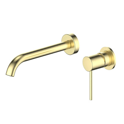 GISELE WALL BASIN MIXER BRUSHED BRASS
