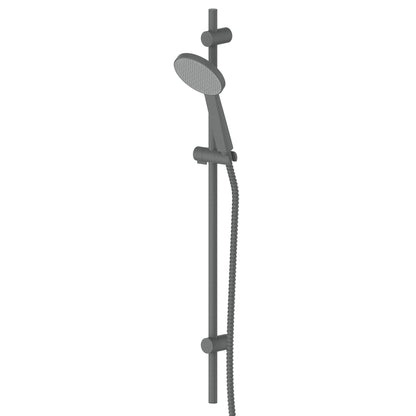 GLIDE RAINBOOST ADJUSTABLE RAIL SHOWER GUNMETAL