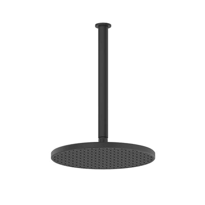 GLIDE RAINBOOST CEILING SHOWER MATTE BLACK