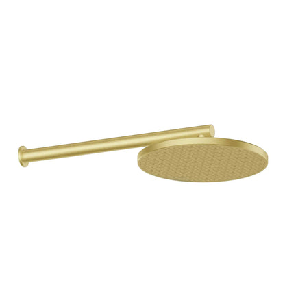 GLIDE RAINBOOST WALL SHOWER BRUSHED BRASS