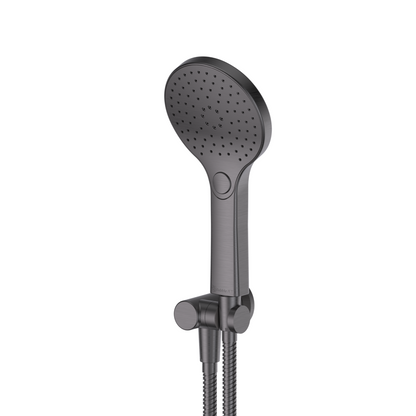 GREENS ASHMORE HAND SHOWER w/WALL OUTLET BRACKET GUNMETAL