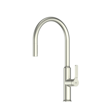 GREENS CRAFT PULLDOWN KITCHEN MIXER WITH KITCHEN SPOUT BRUSHED NICKEL
