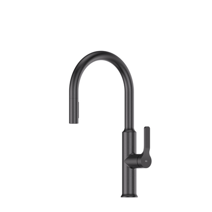 GREENS CRAFT PULLDOWN KITCHEN MIXER WITH PREP SPOUT GUNMETAL