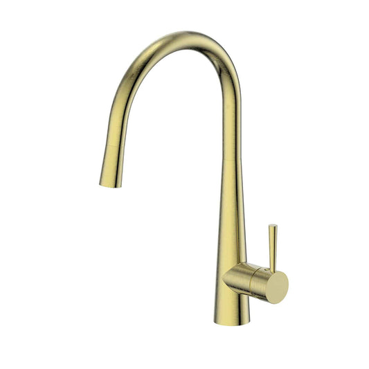 GREENS GALIANO PULLOUT SINK MIXER BRUSHED BRASS