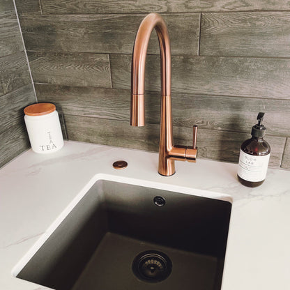 GALIANO BRUSHED COPPER PULLOUT KITCHEN SINK MIXER