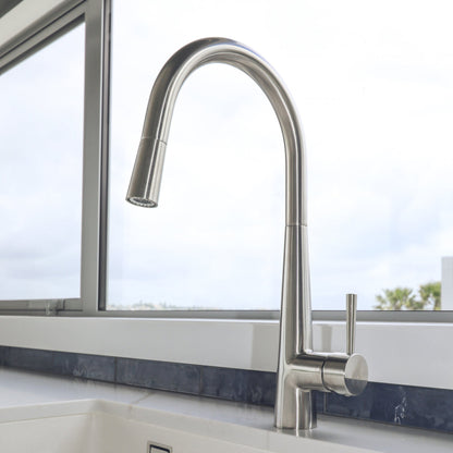 GALIANO CHROME PULLOUT KITCHEN SINK MIXER