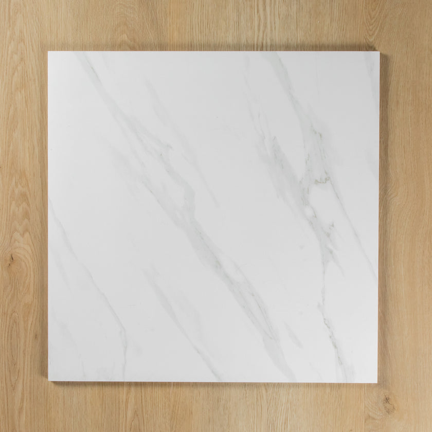 GALAXY CARRARA WHITE INTERNAL MATTE TILE 600×600