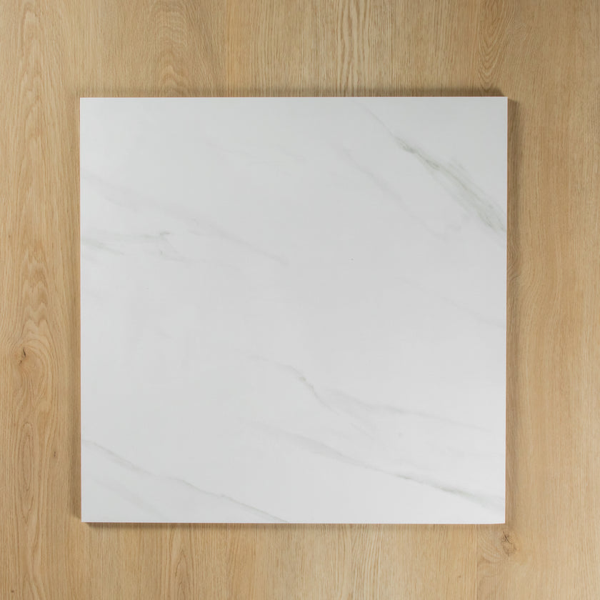 GALAXY CARRARA WHITE INTERNAL POLISHED TILE 600×600