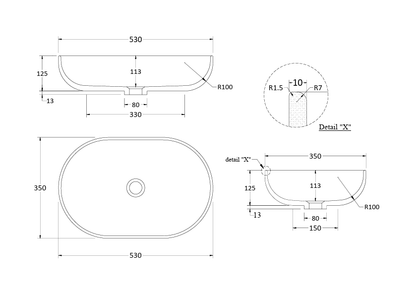 CODE OVAL VILLASTONE BASIN RANGE