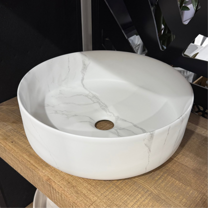 CODE PURE ROUND CERAMIC BASIN 360MM - 10 COLOURS