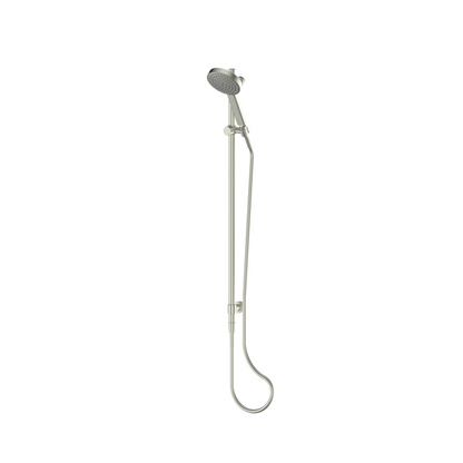 LAVISH BRASS RAIL SHOWER BRUSHED NICKEL