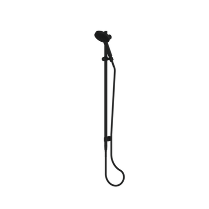 LAVISH BRASS RAIL SHOWER MATTE BLACK
