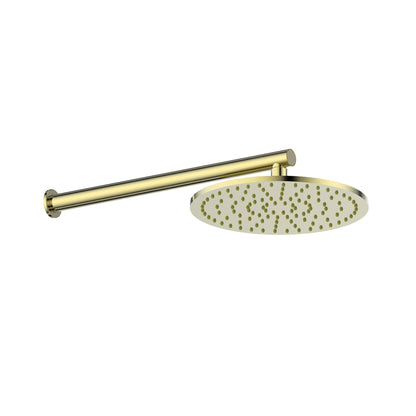 LAVISH BRASS WALL SHOWER BRUSHED BRASS