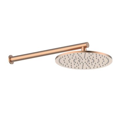 LAVISH BRASS WALL SHOWER BRUSHED COPPER