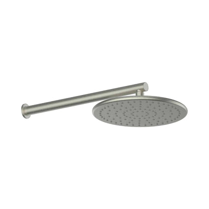 LAVISH BRASS WALL SHOWER BRUSHED NICKEL