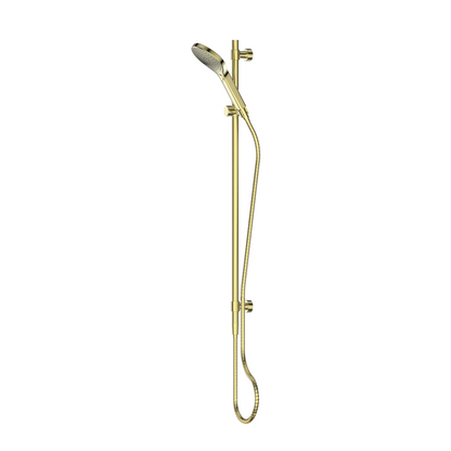 LAVISH BUBBLEJET RAIL SHOWER BRUSHED BRASS