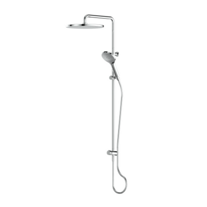 LAVISH BUBBLEJET TWIN RAIL SHOWER CHROME