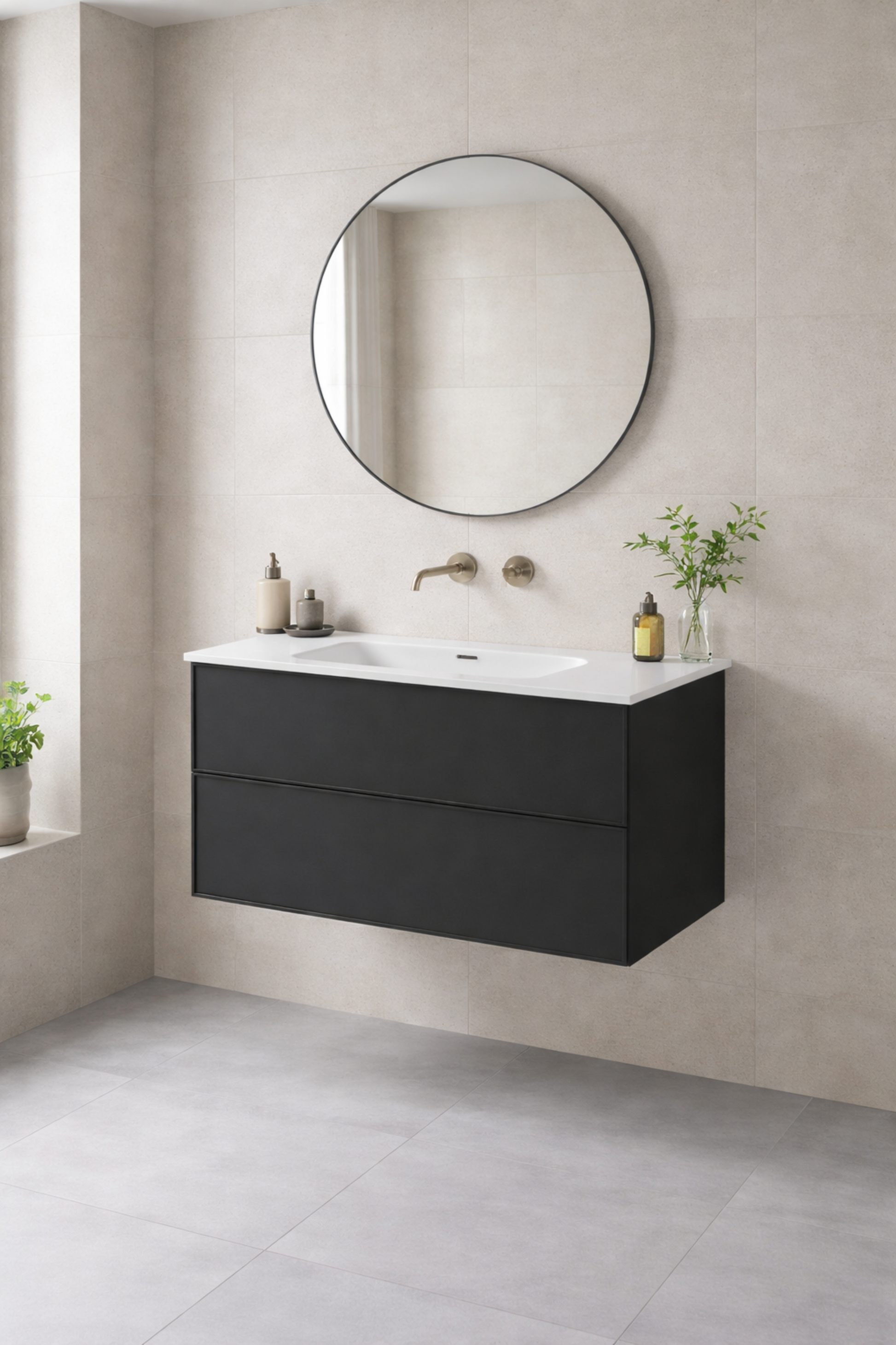 LINEARE 1000 AXEL DOUBLE DRAW VANITY RANGE