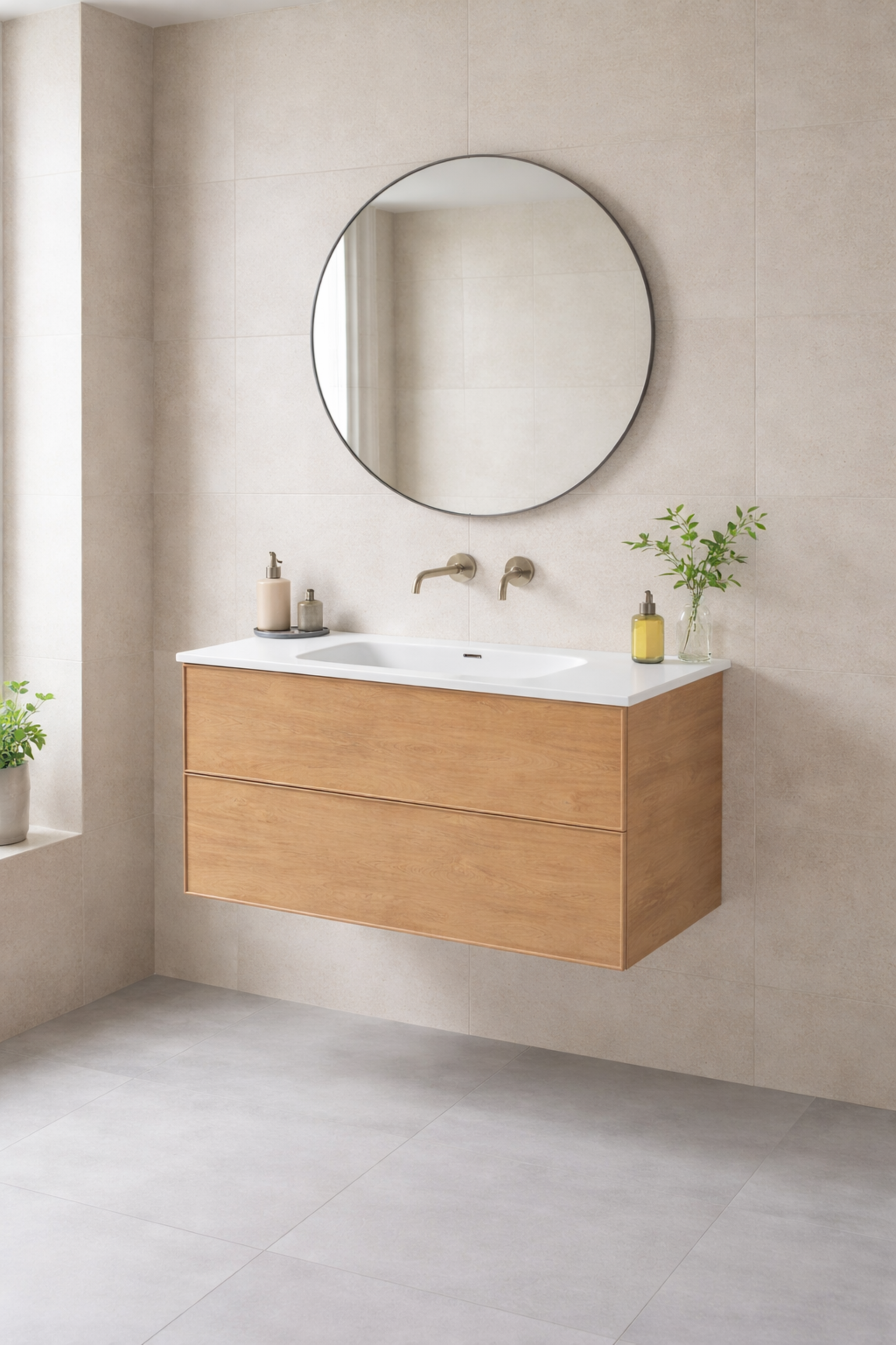 LINEARE 1000 AXEL DOUBLE DRAW VANITY RANGE – Flush Bathroomware