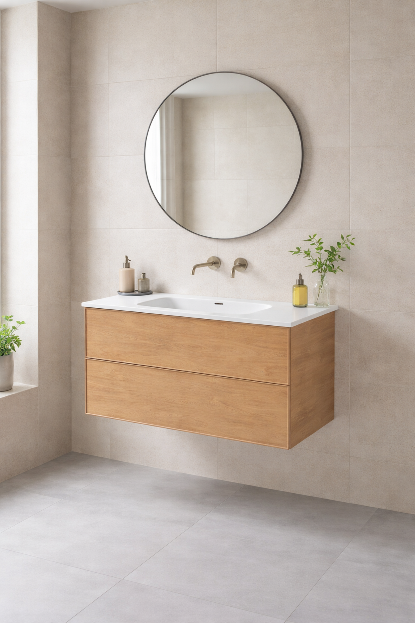 LINEARE 1000 AXEL DOUBLE DRAW VANITY RANGE