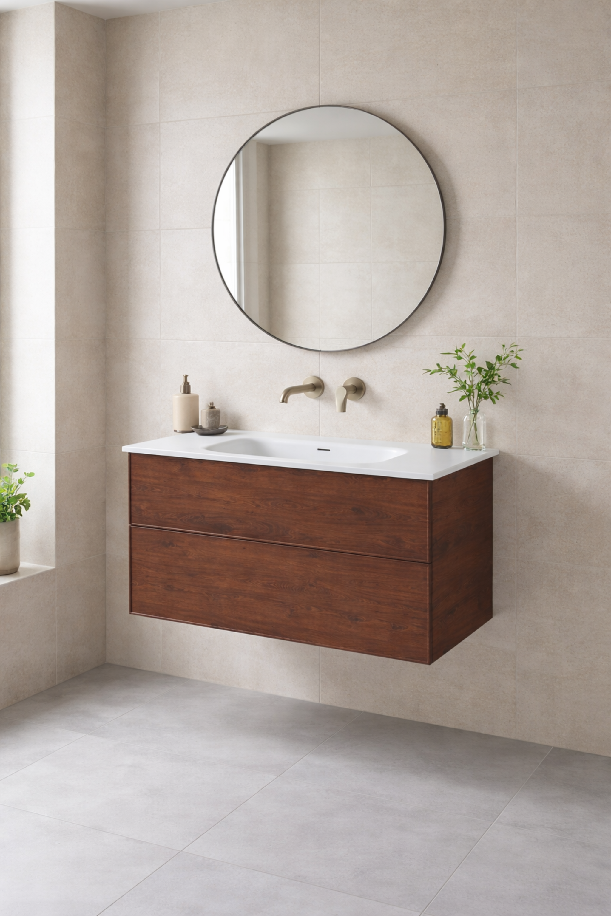 LINEARE 1000 AXEL DOUBLE DRAW VANITY RANGE – Flush Bathroomware