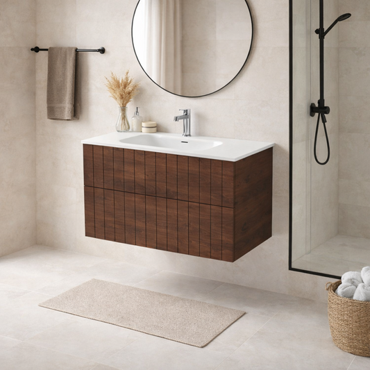 LINEARE 1000 COASTAL DOUBLE DRAW VANITY RANGE