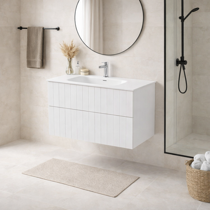 LINEARE 1000 COASTAL DOUBLE DRAW VANITY RANGE