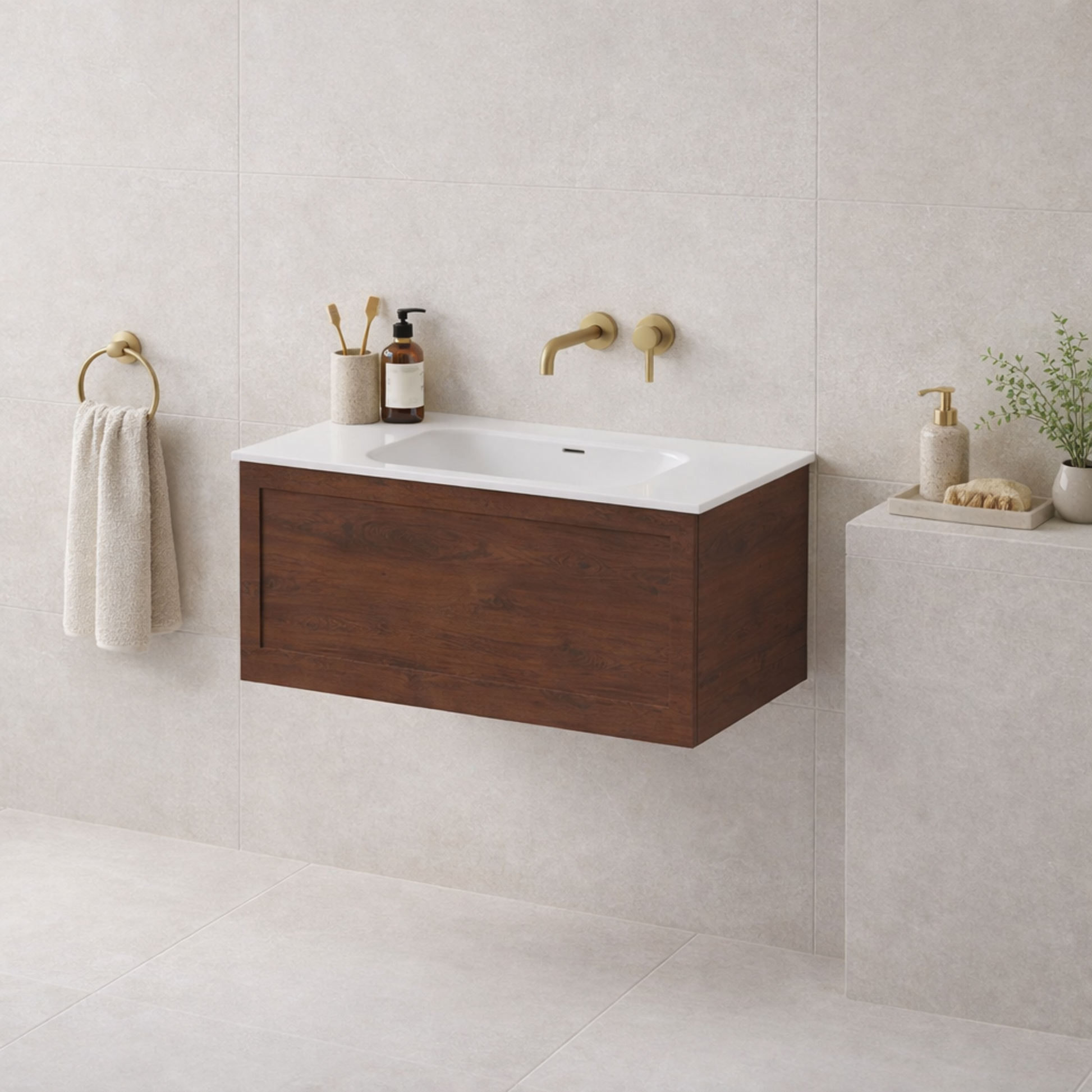 LINEARE 1000 LOFT SINGLE DRAW VANITY RANGE