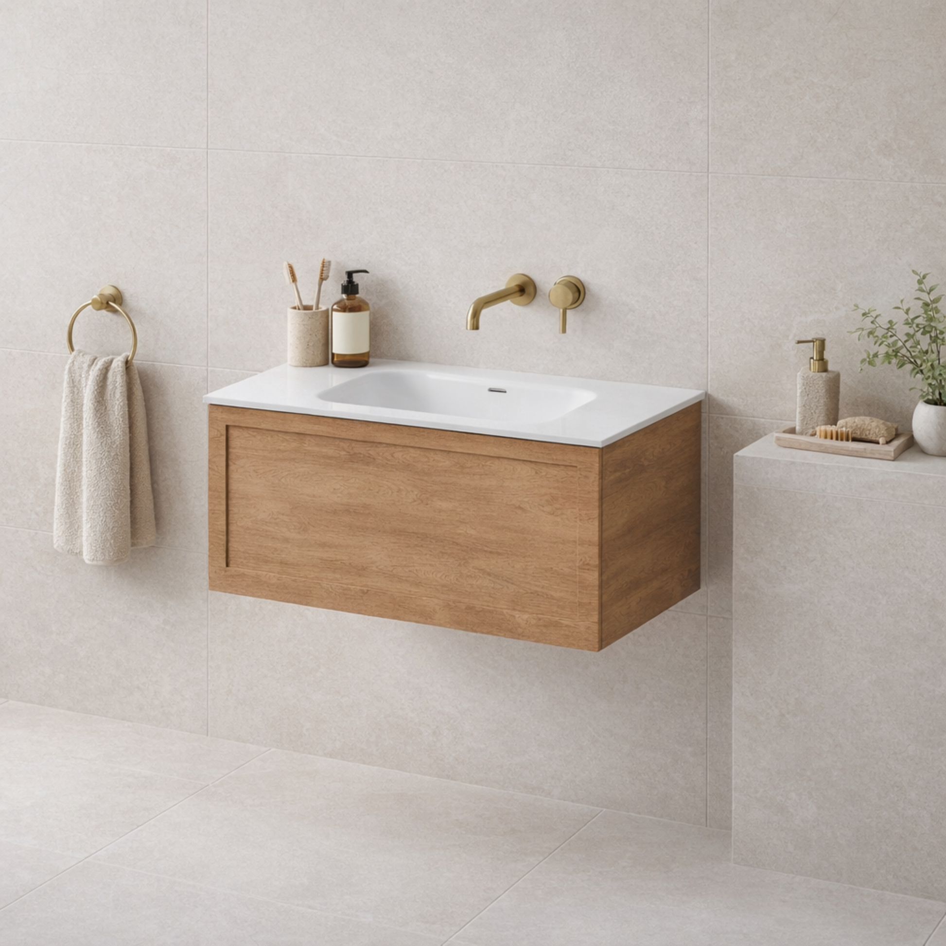 LINEARE 1000 LOFT SINGLE DRAW VANITY RANGE