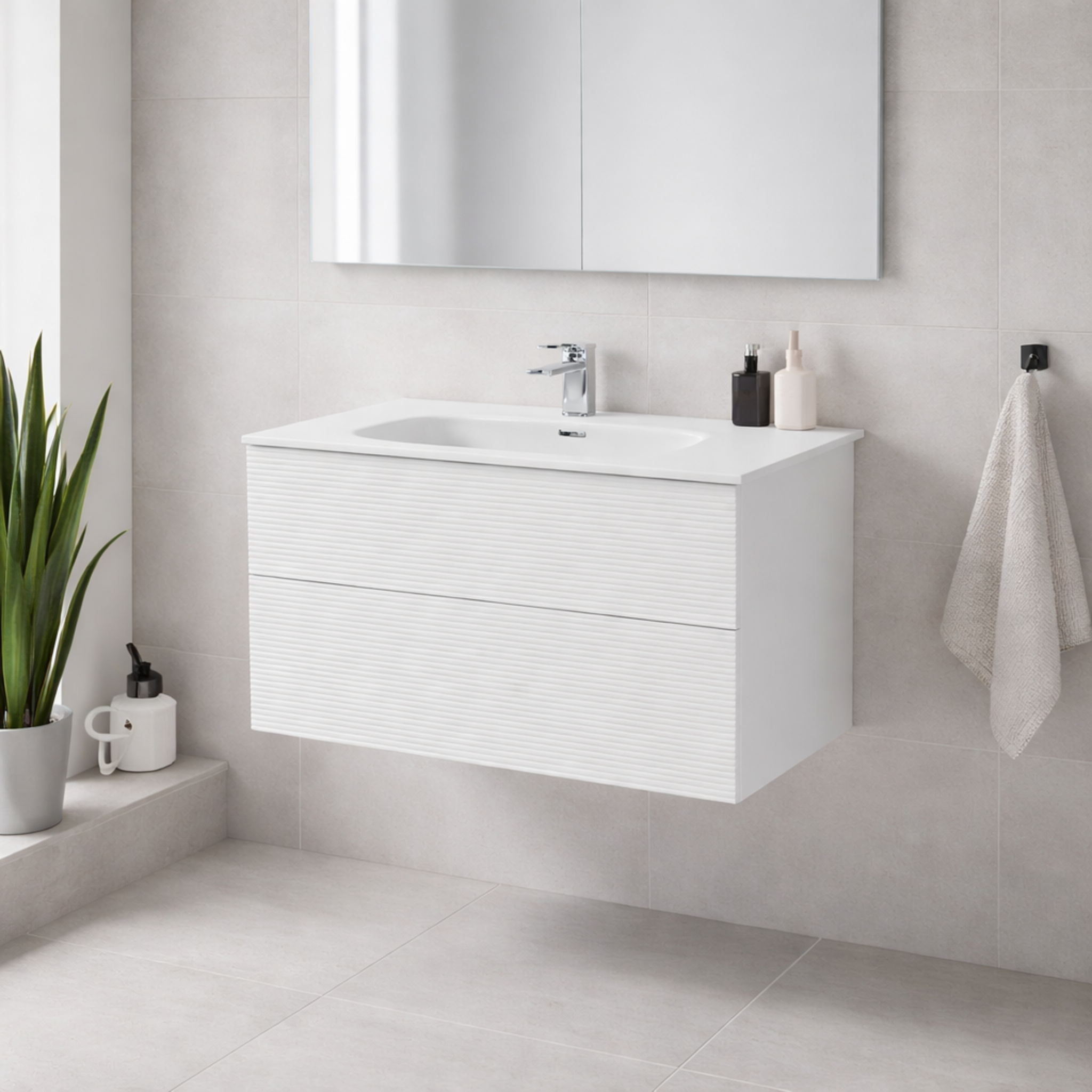 LINEARE 1000 ORCHARD DOUBLE DRAW VANITY RANGE – Flush Bathroomware
