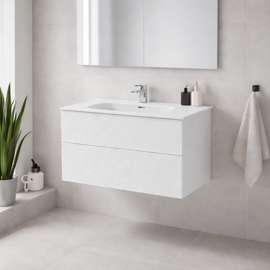 LINEARE 1000 ORCHARD DOUBLE DRAW VANITY RANGE