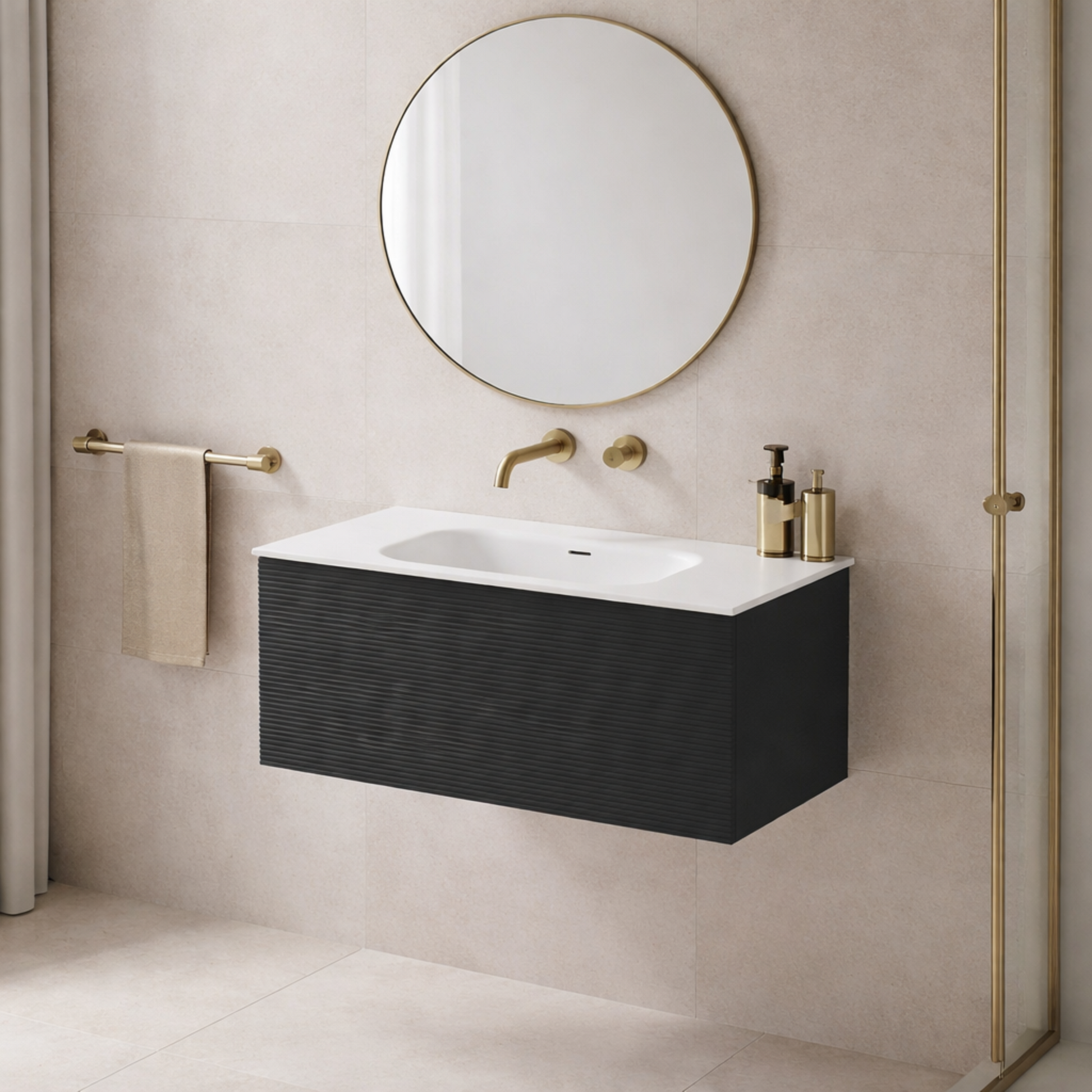 LINEARE 1000 ORCHARD SINGLE DRAW VANITY RANGE