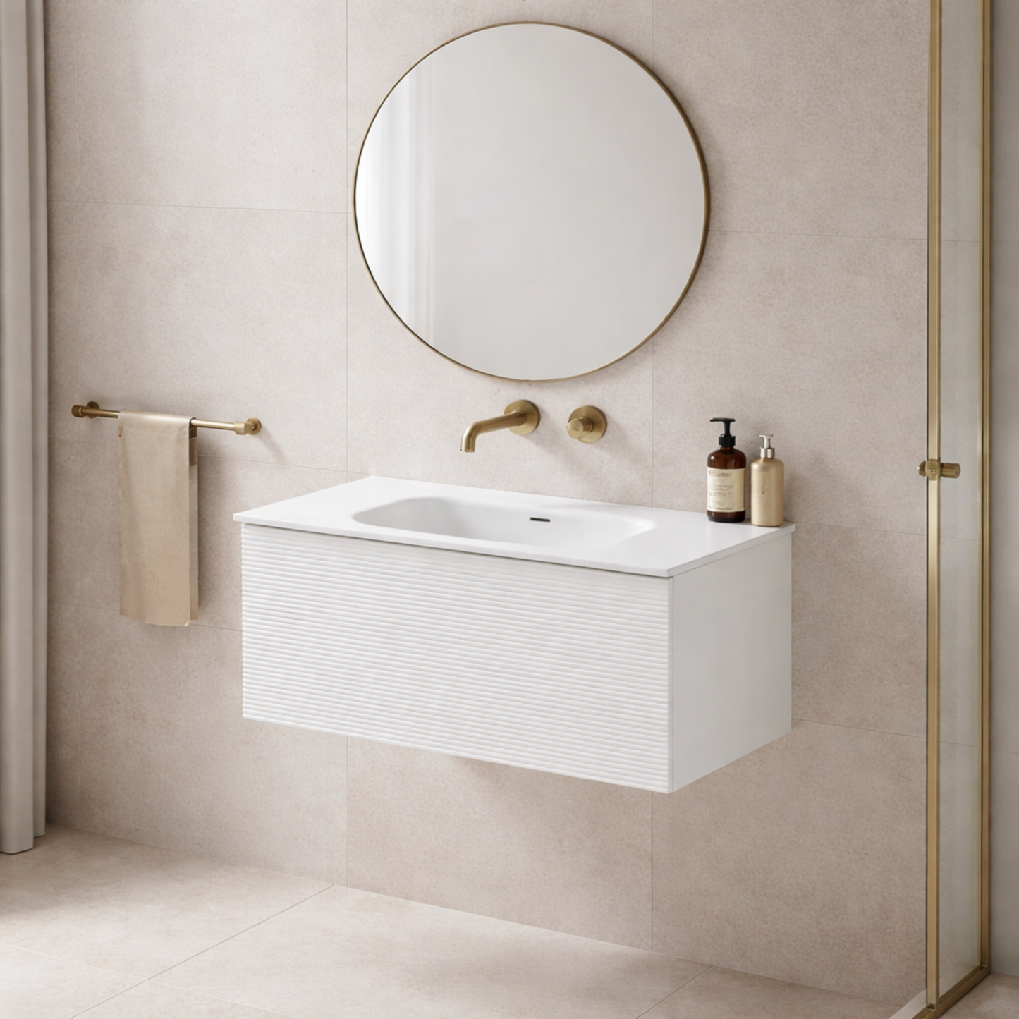LINEARE 1000 ORCHARD SINGLE DRAW VANITY RANGE