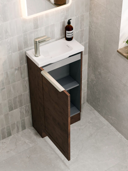 LINEARE 450 LOFT FLOORSTANDING VANITY - LEFT HINGE