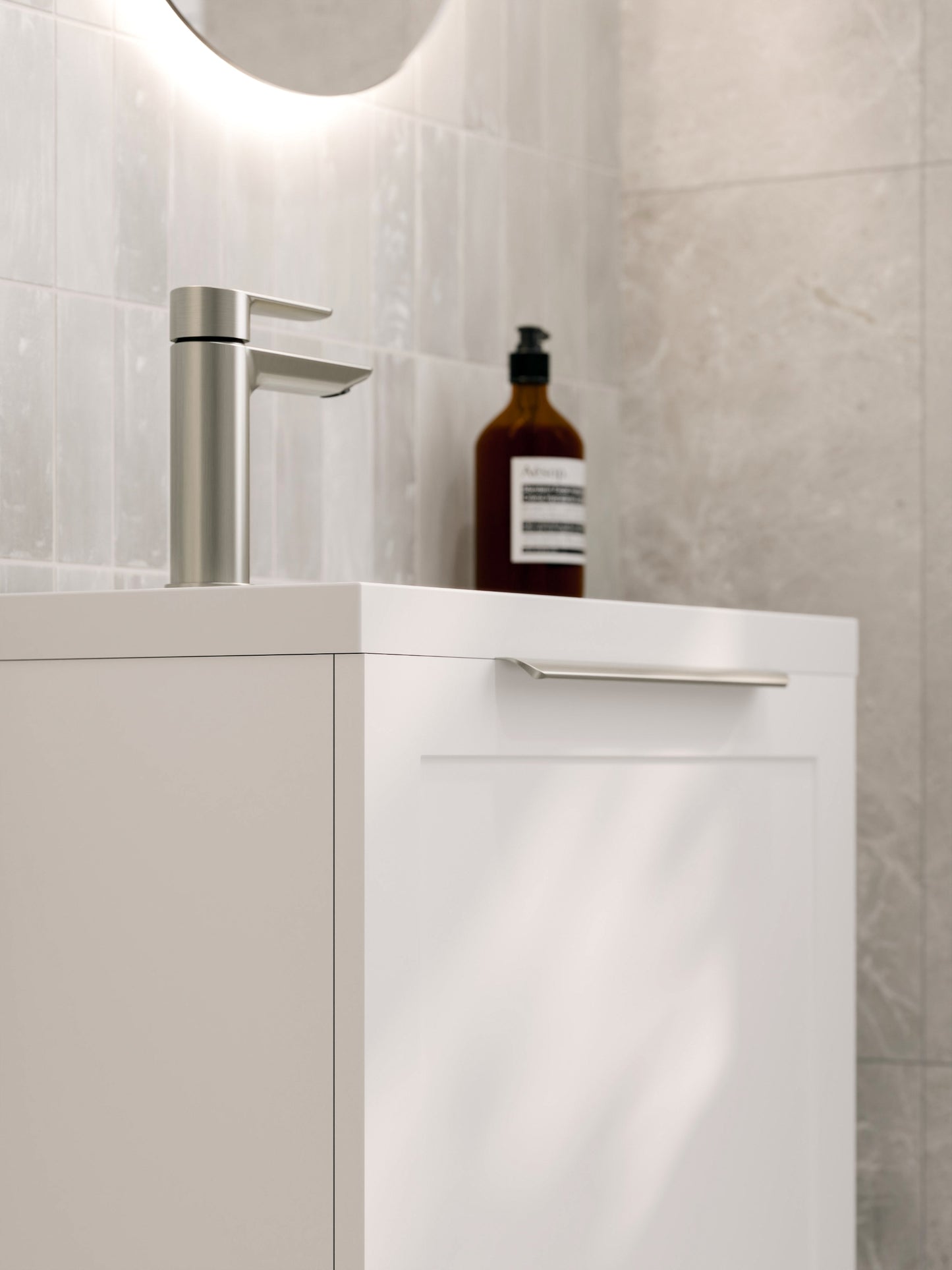 LINEARE 450 LOFT FLOORSTANDING VANITY - LEFT HINGE