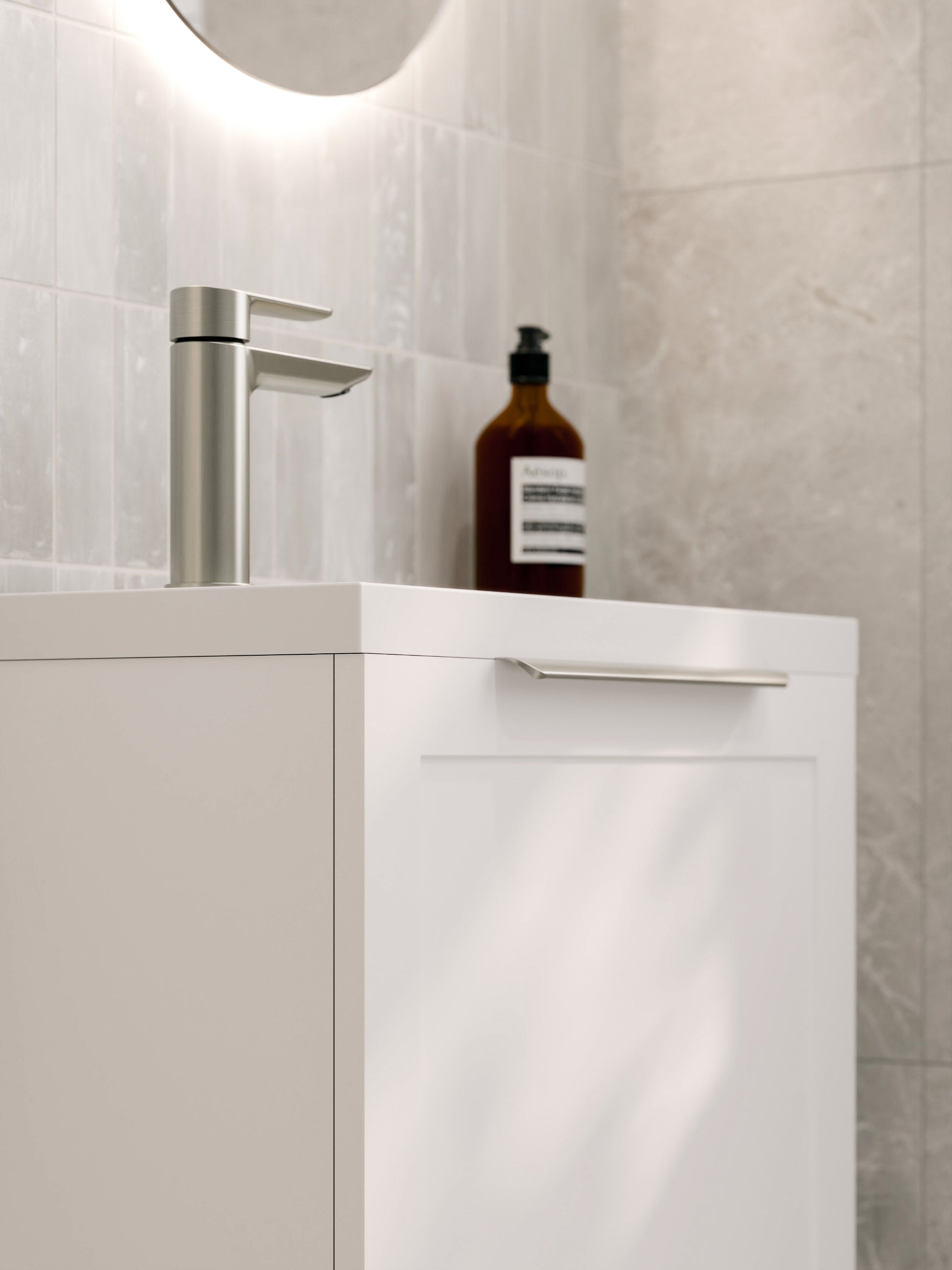 LINEARE 450 LOFT FLOORSTANDING VANITY - LEFT HINGE