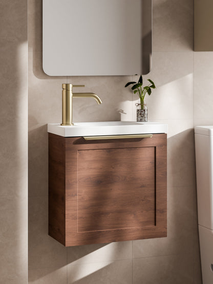 LINEARE 450 LOFT BATHROOM VANITY WALNUT