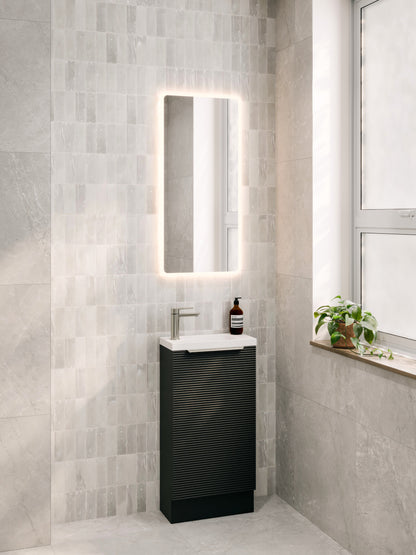 LINEARE 450 ORCHARD FLOORSTANDING VANITY - LEFT HINGE