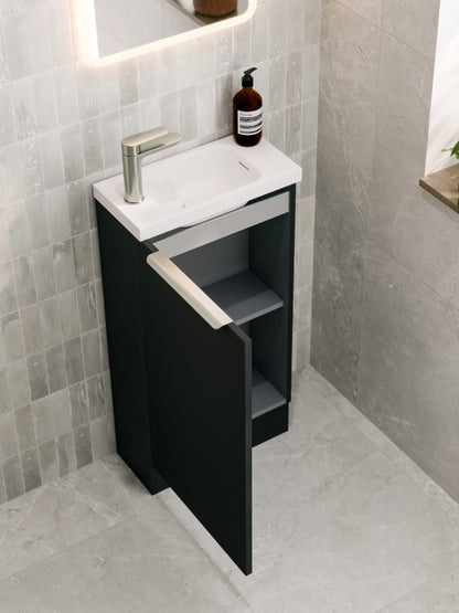LINEARE 450 ORCHARD FLOORSTANDING VANITY - LEFT HINGE