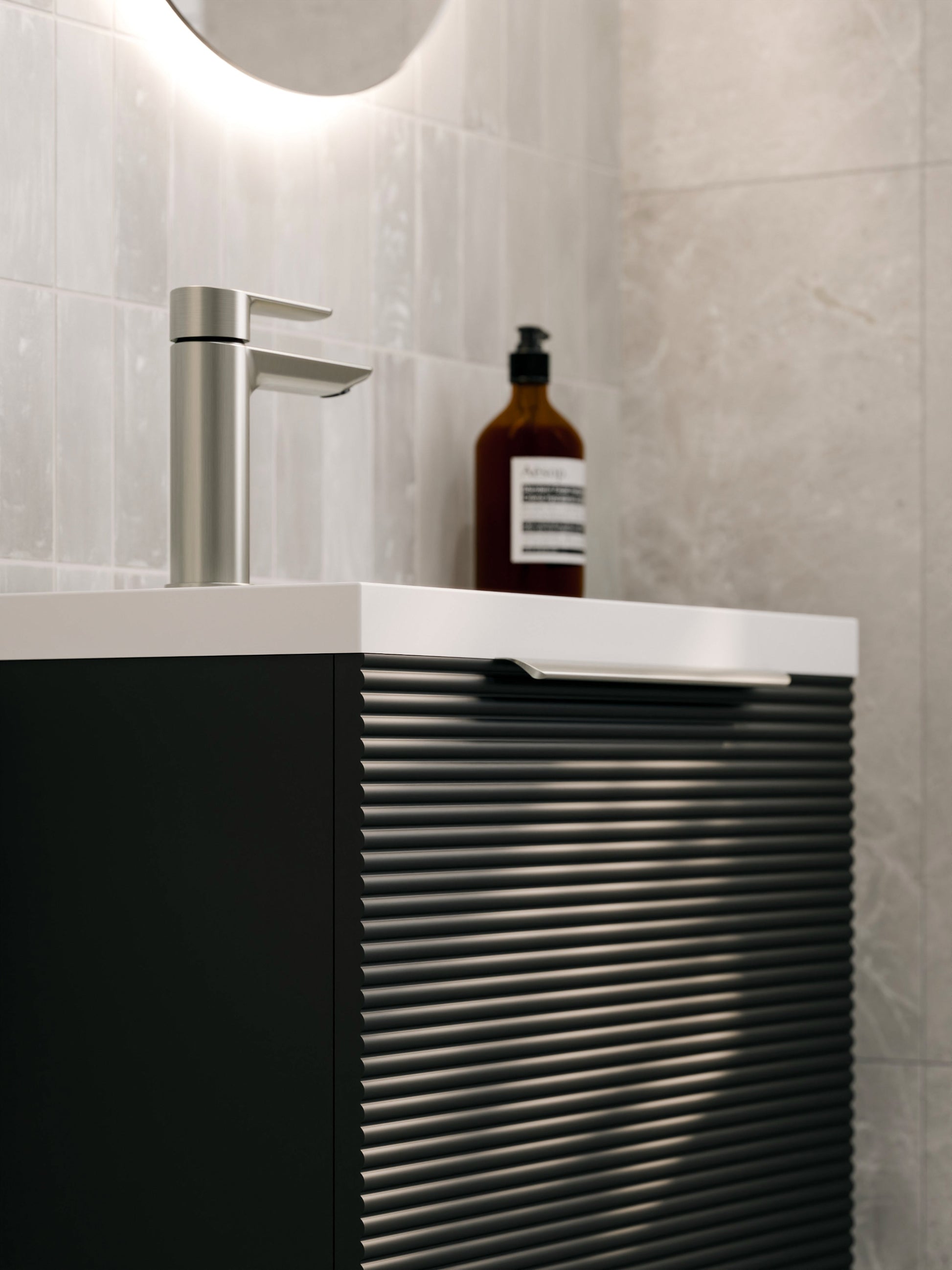 LINEARE 450 ORCHARD FLOORSTANDING VANITY - LEFT HINGE