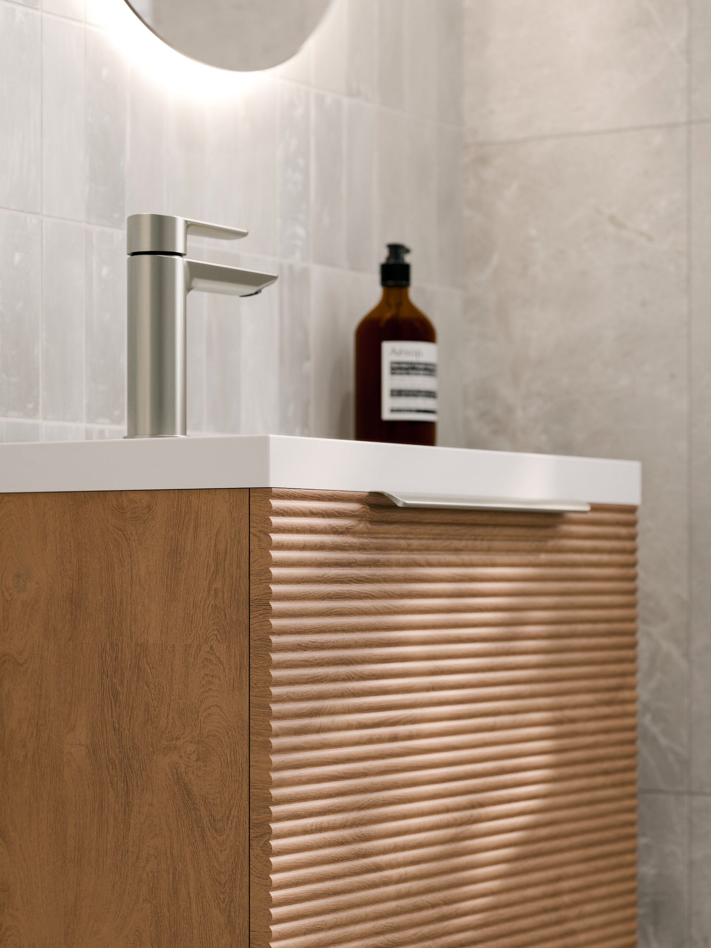 LINEARE 450 ORCHARD FLOORSTANDING VANITY - LEFT HINGE