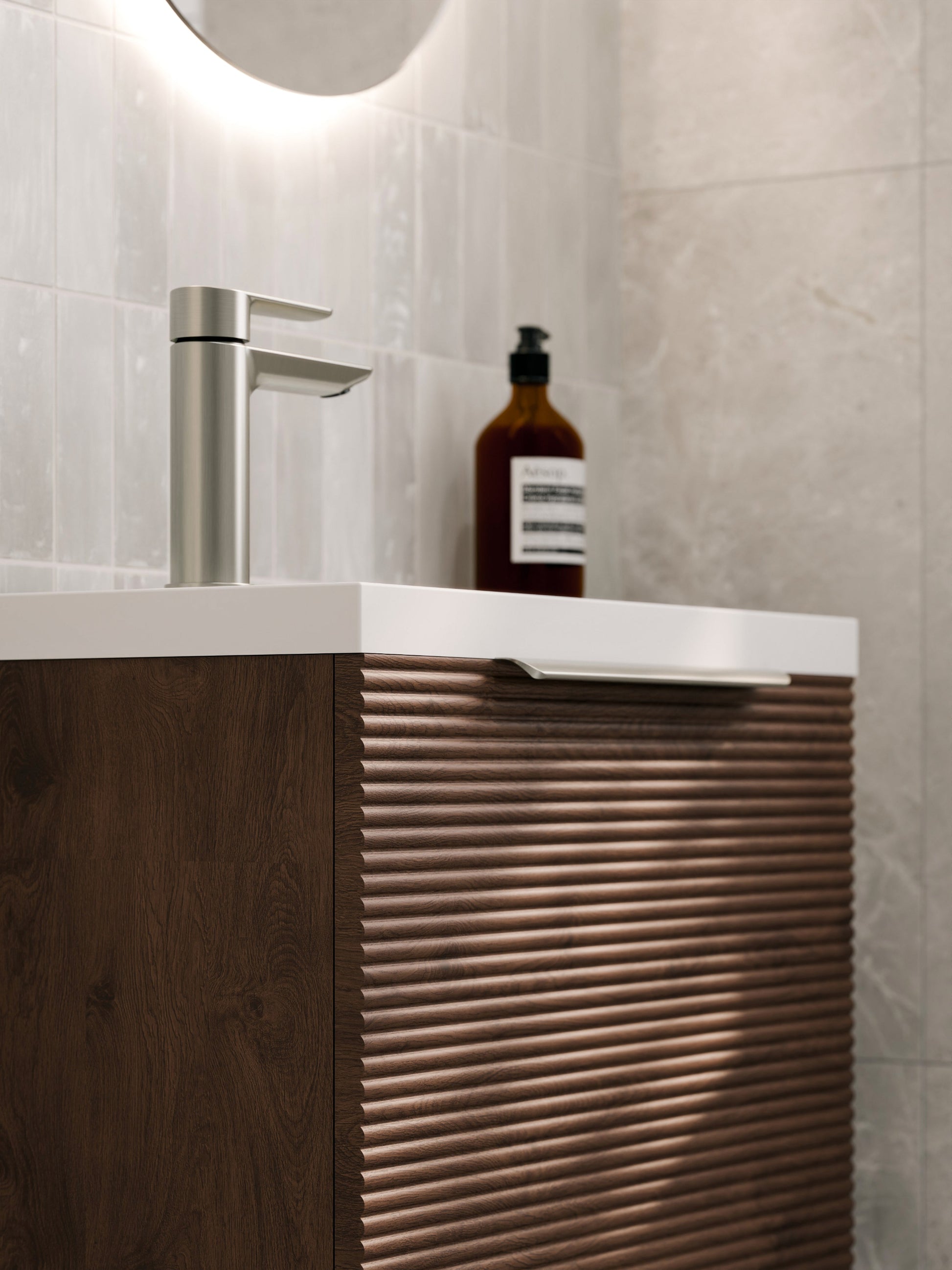 LINEARE 450 ORCHARD FLOORSTANDING VANITY - LEFT HINGE