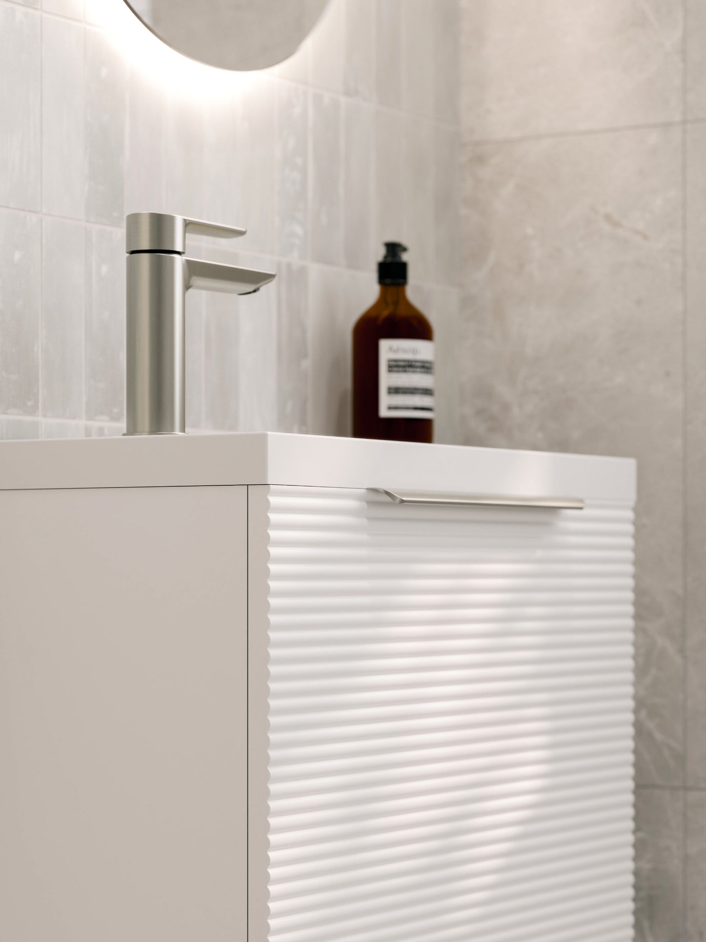 LINEARE 450 ORCHARD FLOORSTANDING VANITY - LEFT HINGE